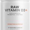 Suplemento de Vitamina D3 com Probioticos 5000 IU - Alta Potência e Saúde Digestiva