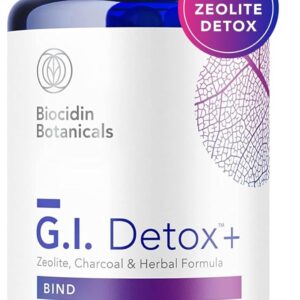 Suplemento Detox G.I. Detox+ com Carvão Ativado e Zeólita - Limpeza de Toxinas e Redução de Inchaço