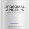 Suplemento Codeage Liposomal Apigenin com Extrato de Camomila - 90 Cápsulas Antioxidantes de Alta Absorção
