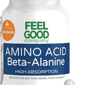 Beta-Alanine FeelGood Superfoods 30 Cápsulas - Suporte Avançado à Endurance e Performance Muscular