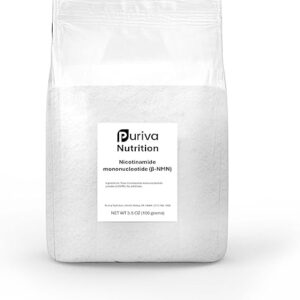 Suplemento NMN Powder Puriva 100 Gramas - Precursor de NAD+ para Combate ao Envelhecimento