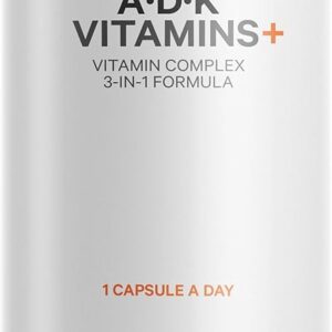 Suplemento de Vitaminas A, D3 e K - Fórmula Completa para Saúde Óssea e Imunidade