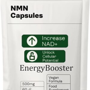 Cápsulas de NMN 500mg - Suplemento Vegano Anti-Envelhecimento Lenoria com 60 Unidades