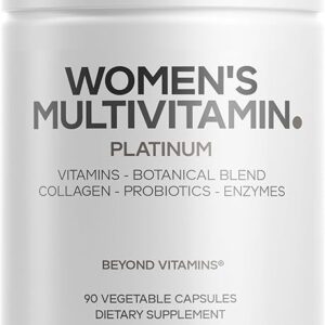 Multivitamínico Feminino Codeage Platinum com Antioxidantes e Colágeno - 90 Cápsulas
