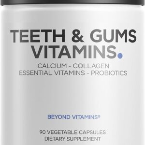 Teeth & Gums Vitamins Codeage - Suporte Completo à Saúde Dental com Colágeno e Probióticos