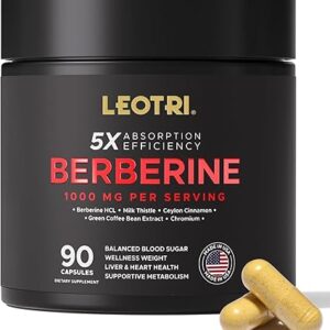 Berberina 1000mg com Canela do Ceilão - Suporte Metabólico e Controle de Glicose