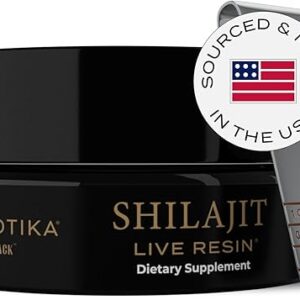 Cymbiotika Shilajit Puro do Himalaia 500mg - 84+ Minerais para Energia e Imunidade