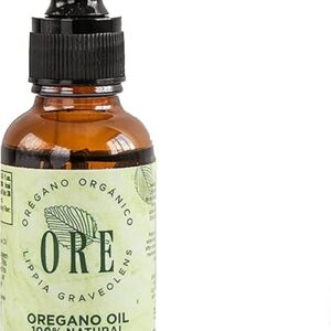 Óleo de Orégano Mexicano ORE com 80% de Carvacrol - Suporte Imunológico e Respiratório Natural