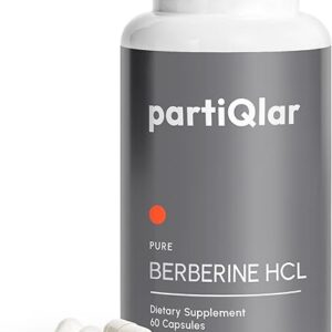 Berberina 600 mg partiQlar - Suplemento Natural para Metabolismo e Colesterol Saudável