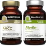 Quality of Life AHCC 500 mg e Allerfin - Suporte Imunológico e Alívio de Alergias