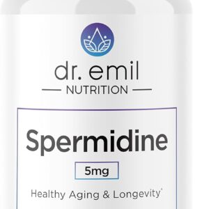 Spermidine 5mg Dr. Emil Nutrition - Suplemento Anti-Envelhecimento para Saúde Celular