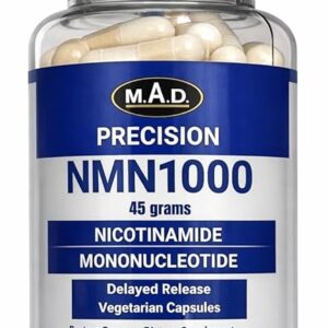 Suplemento de NMN 1000 mg - Vitalidade e Energia Celular em Cápsulas Vegetarianas