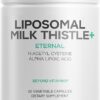 Suplemento Milk Thistle+ com Silymarin e NAC Liposomal- Suporte Avançado ao Fígado e Antioxidantes Codeage