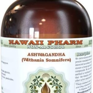 Extrato Líquido de Ashwagandha Sem Álcool Hawaii Pharm 60ml - Potente Suporte ao Estresse e Bem-Estar