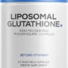 Codeage Liposomal Glutathione 1000 mg - Potente Antioxidante Vegano em Cápsulas