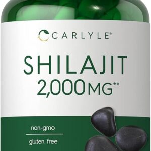 Cápsulas de Shilajit Carlyle 2000mg - Suporte Energético e Vitalidade Natural