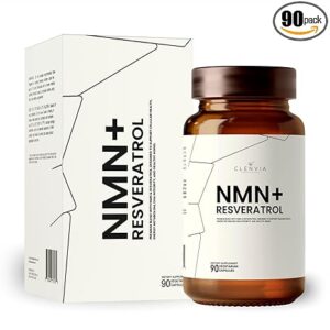 Suplemento de NMN Premium com Resveratrol - Alta Potência para Suporte ao NAD+