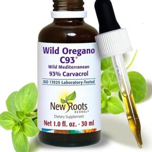 Óleo de Orégano 100% Puro com 93% Carvacrol - Suporte Imunológico e Saúde Geral