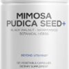 Cápsulas de Sementes de Mimosa Pudica Orgânica - Limpeza e Saúde Digestiva em 120 Cápsulas Veganas