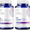 Biocidin G.I. Detox+ e Liver GB+ - Suporte Avançado à Função Hepática e Digestão Saudável