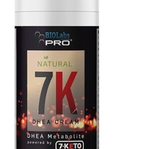 7-Keto DHEA BIOLABS PRO 118ml - Creme Natural para Queima de Gordura e Suporte Muscular