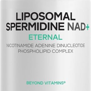 Codeage Liposomal Spermidine NAD+ 30 Cápsulas - Suporte Avançado à Saúde Celular e Envelhecimento Saudável