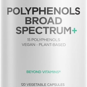 Suplemento Codeage Polyphenols - Mistura de 15 Frutas e Extratos Botânicos para Antioxidante Completo