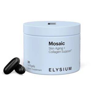 Suplemento de Ácido Hialurônico ELYSIUM Mosaic - 30 Softgels Veganas para Pele Radiante
