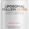Codeage Liposomal Mullein Ultra 90 Cápsulas - Suplemento para Saúde Pulmonar Avançada