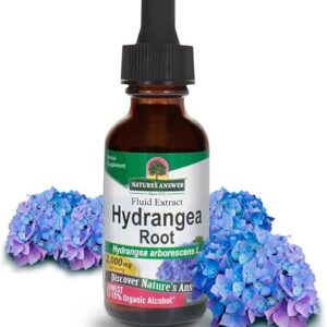 Extrato de Raiz de Hortênsia Nature's Answer 1 Fl Oz - Saúde dos Rins e Suporte Urinário Natural