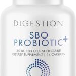 Codeage SBO Probiotics 50 Bilhões CFUs - Suplemento Vegano para Saúde Intestinal em Viagem