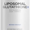 Codeage Liposomal Glutathione+ 120 Cápsulas - Suporte Antioxidante para a Saúde da Pele