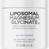 Suplemento de Magnésio Lipossomal Codeage com Alta Absorção - 240 Cápsulas de Magnésio Bisglicinato