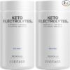 Suplemento de Eletrólitos Vegano Codeage Keto - 360 Cápsulas com Magnésio, Potássio e Cálcio para Hidratação Eficaz