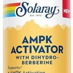 Solaray AMPK Activator Plus Dihydroberberine 60 VegCaps - Suporte Avançado para Metabolismo e Energia Celular