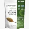Baobab em Pó Orgânico da MRM - Superalimento Rico em Antioxidantes para Saúde Digestiva