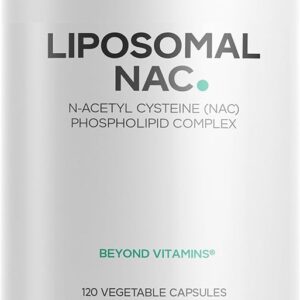 Codeage Liposomal NAC 120 Cápsulas - Antioxidante Vegano com Entrega Lipossomal para Máxima Absorção
