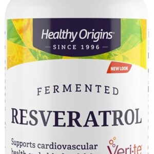 Resveratrol Fermentado Healthy Origins 150 Veggie Caps - Potente Antioxidante para Saúde Cardiovascular