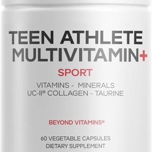 Multivitamínico Codeage Teen Athlete com Creatina e Colágeno - Suporte para Atletas Adolescentes
