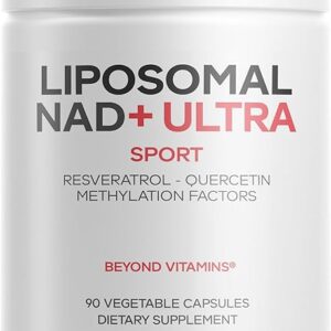 Codeage Liposomal NAD+ com Resveratrol e Vitaminas - Suporte Energético e Envelhecimento Saudável