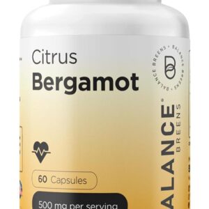 Citrus Bergamot 500mg - Suplemento Vegano para Metabolismo e Saúde Cardiovascular