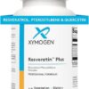 XYMOGEN Resveratin Plus - Suplemento Antioxidante para Saúde Cardiovascular e Imunidade