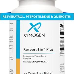 XYMOGEN Resveratin Plus - Suplemento Antioxidante para Saúde Cardiovascular e Imunidade