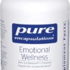 Pure Encapsulations Emotional Wellness 60 Cápsulas - Suporte Eficaz para Estresse Ocasional e Bem-Estar Emocional