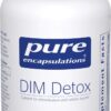 DIM Detox Pure Encapsulations 60 Cápsulas - Suporte Avançado para Desintoxicação e Equilíbrio Hormonal