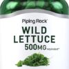 Extrato de Alface Selvagem Piping Rock 500mg - Suplemento Herbal Natural para Bem-Estar