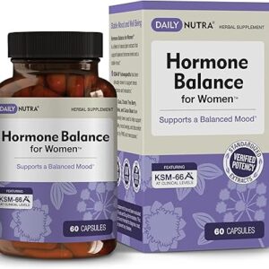 Hormone Balance DailyNutra 60 Cápsulas - Suporte Completo para Hormônios Femininos e Alívio da Menopausa