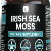 Irish Sea Moss Puro com 365 Cápsulas - Suporte Nutricional Sem Aditivos para Saúde
