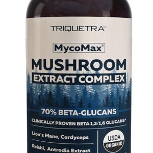 MycoMax Mushroom Complex Triquetra Health 8 oz - Aumenta Cognição, Imunidade e Energia com Cogumelos