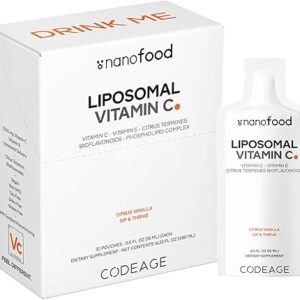 Suplemento Líquido de Vitamina C Lipossomal 1000mg - Suporte Imunológico Rápido e Eficiente